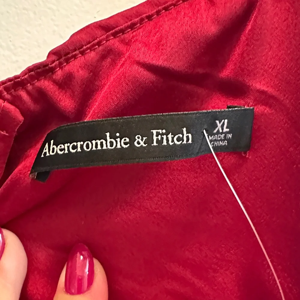 Abercrombie & Fitch Red Maxi Dress